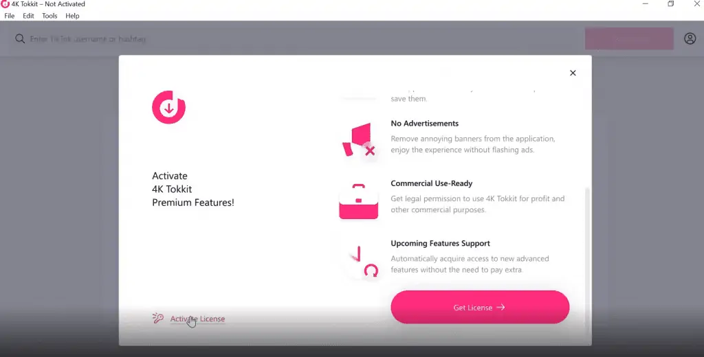 4K Tokkit License Activation