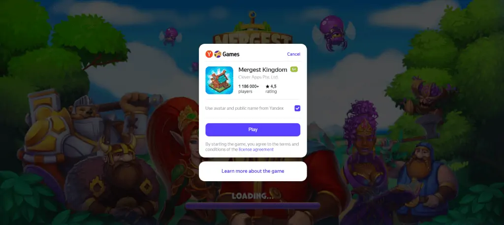 Mergest Kingdom Yandex Game