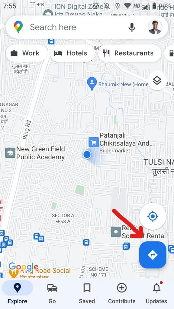 Open Google Maps On Phone