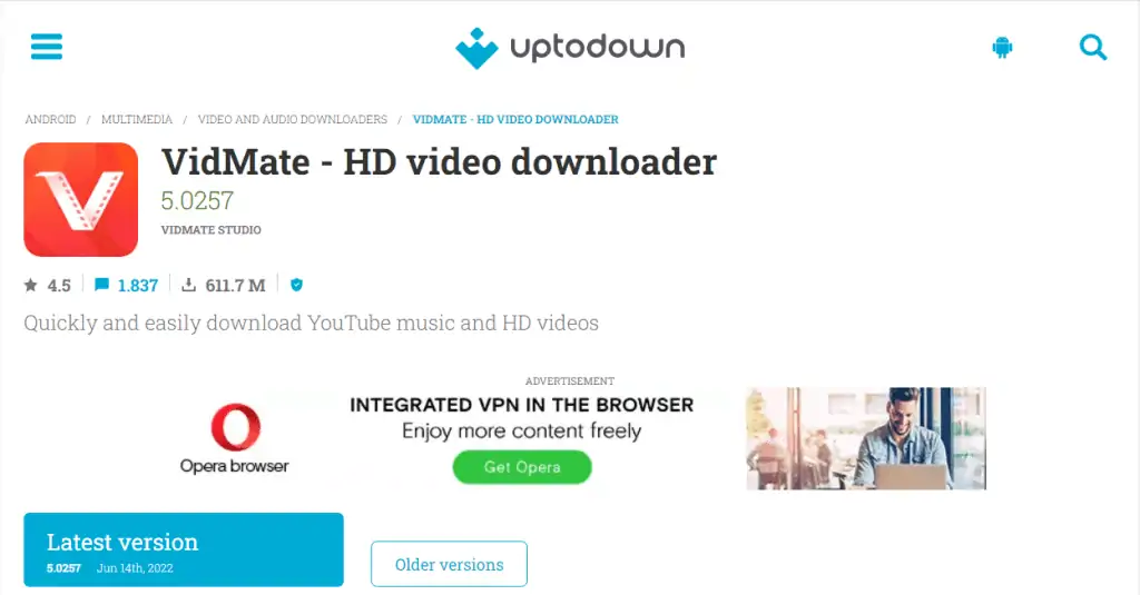 VidMate Youtube Downloader