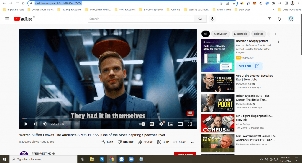 YouTube Video URL