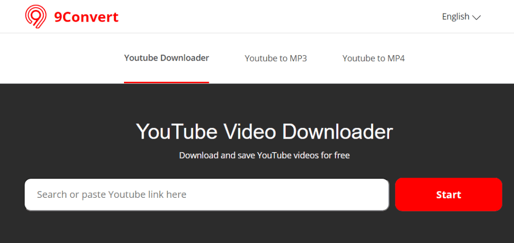 9Convert - Youtube Video Downloader