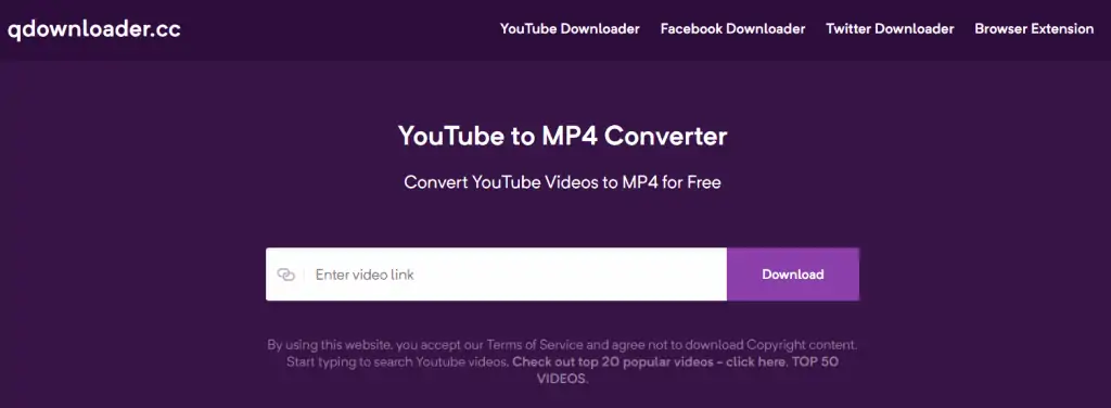 Qdownloader.cc - Youtube Video Downloader