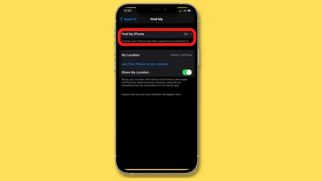 How to Add Airpods to Find My iPhone App -2