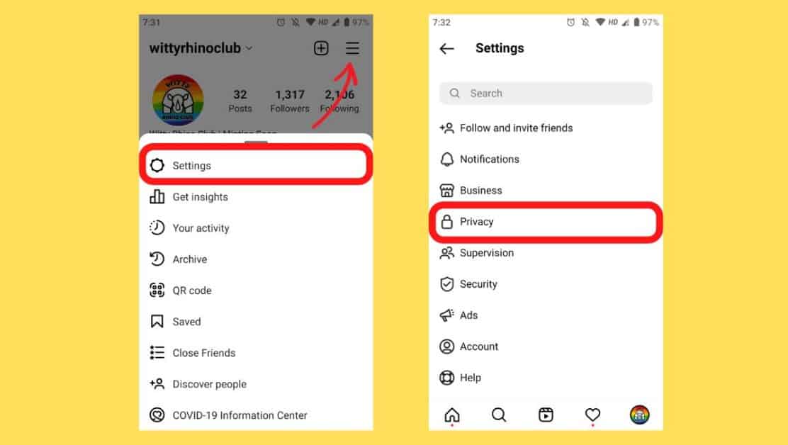 how to hide likes on instagram using mobile