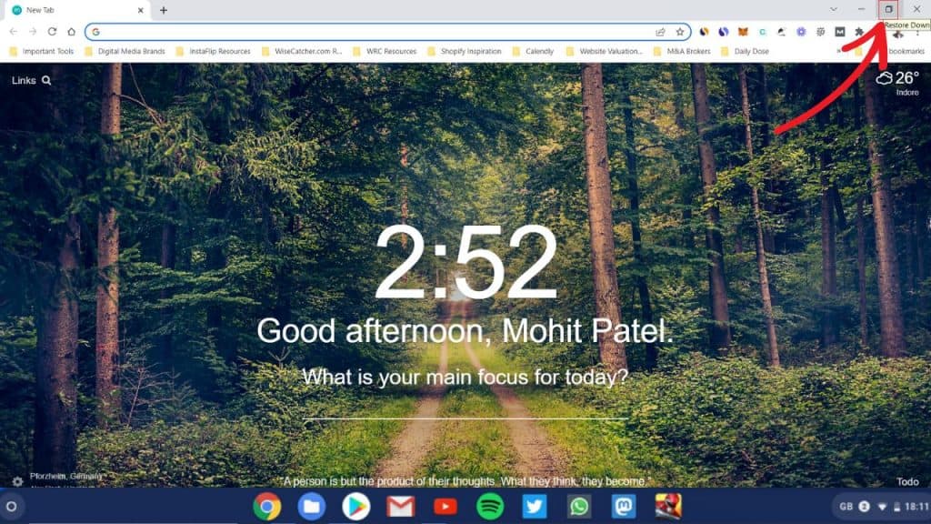 how to split screen on chromebook screenshots